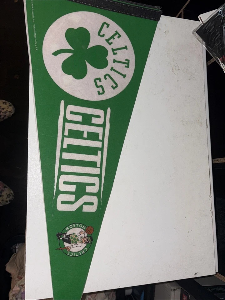 Boston Celtics Basketball NBA Classic 12"x30" Team Pennant Dorm Room Decor Flag - Image 1 of 1