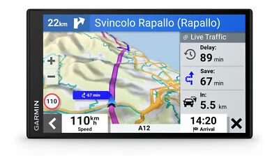 Garmin DriveSmart Navigationsgerät 76 EU, MT-D, 32 GB, Schwarz, GPS, USB-C, NEU - Bild 1 von 4