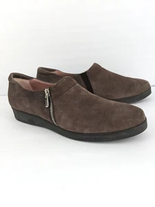 BeautiFeel Deva Sepia Suede Slip On SzEU 41 W/box care instr & dust bag. Israel - Picture 1 of 9