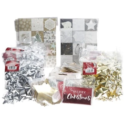 Christmas Bows and Tags multipacks Christmas Presents Decorations bundle - Image 1 of 4