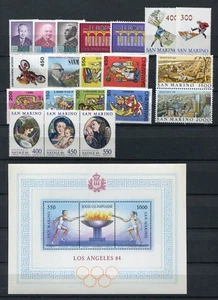 SAN MARINO 1984 sin montar o nunca montado año completo - Imagen 1 de 1