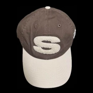 NEW Stussy Chenille S Cap street Brown cute Fedex/DHL free shipping from JAPAN!! - Picture 1 of 7