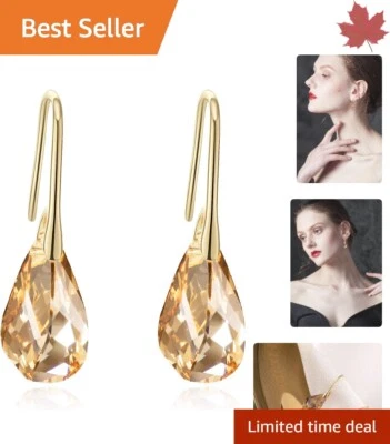 Exquisitos Pendientes Lágrima - Plata de Ley - Paquete de Regalo - 0.7 * 0.3 Foto 1 de 4