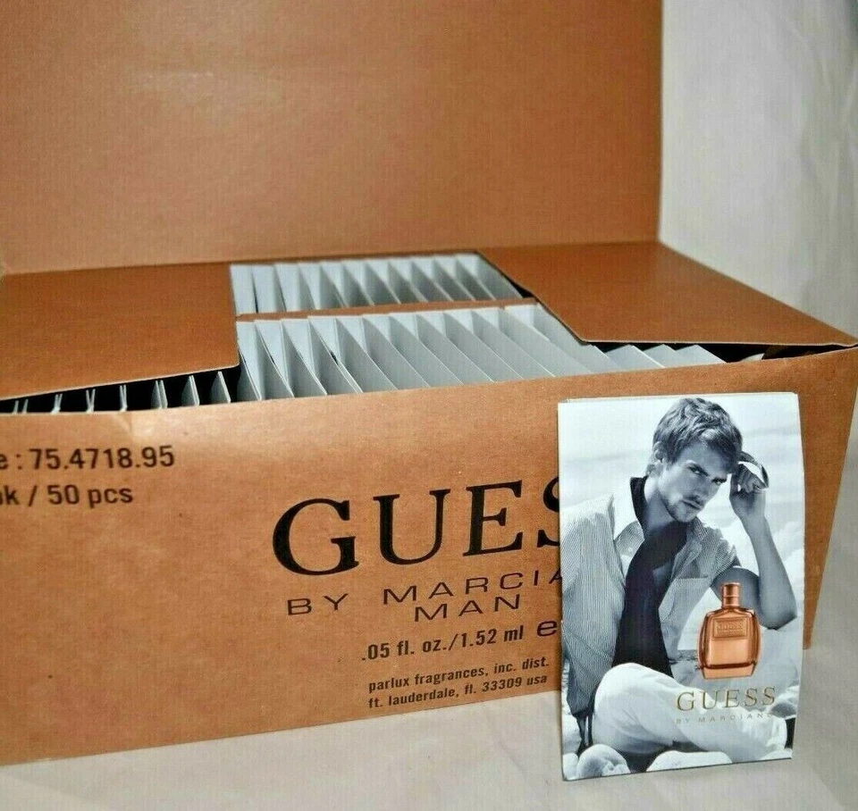 50x Nuevo en caja Guess by Marciano para hombre eau de toilette vial en tarjeta Foto 1 de 3