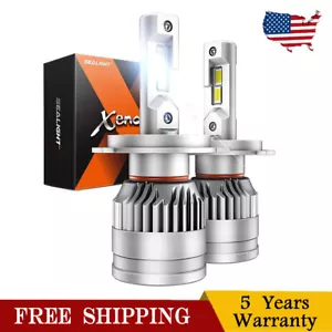 SEALIGHT X3S 9003 H4 LED Headlight Bulbs Kit H/L Beam Super Bright White 6500K - Foto 1 di 6