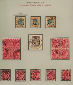 South Africa Inter-Provisionals Including TRANSVAAL & RARE T.P.O. - Picture 1 of 1