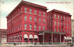 The West Hotel Sioux City Iowa Postcard - Picture 1 of 2