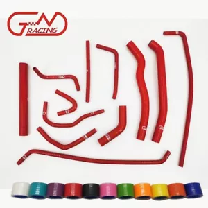 Fit Yamaha T-MAX TMAX500 XP500 2009 2010 2011 Silicone Radiator Coolant Hose Kit - Picture 1 of 11