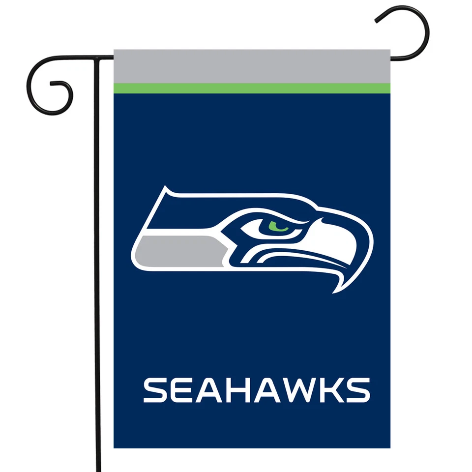 Seattle Seahawks 12.5" x 18" Garden Flag - Image 1 of 1