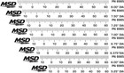 MSD 8985 Timing Tape - Harmonic Balancer 5.25'' to 8'' - Set of 8