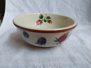 Longaberger Keramik gewebt Tradition 6 Zoll Obst Beeren Schüssel  - Bild 1 von 3