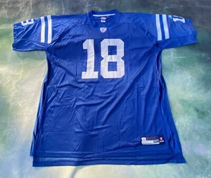 Camiseta deportiva vintage de Reebok de los Indianapolis Colts Payton Manning #18 talla 4XLT. - Imagen 1 de 5