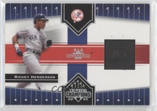 2005 Donruss Champions Impressions Materials Rickey Henderson #50 HOF