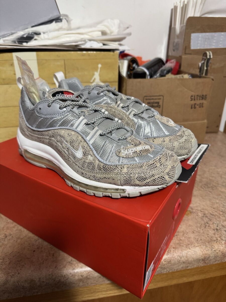 Nike Supreme x Air Max 98 Snakeskin for Sale - Authenticity Nike Supreme x Air Max 98 Snakeskin for Sale - Authenticity