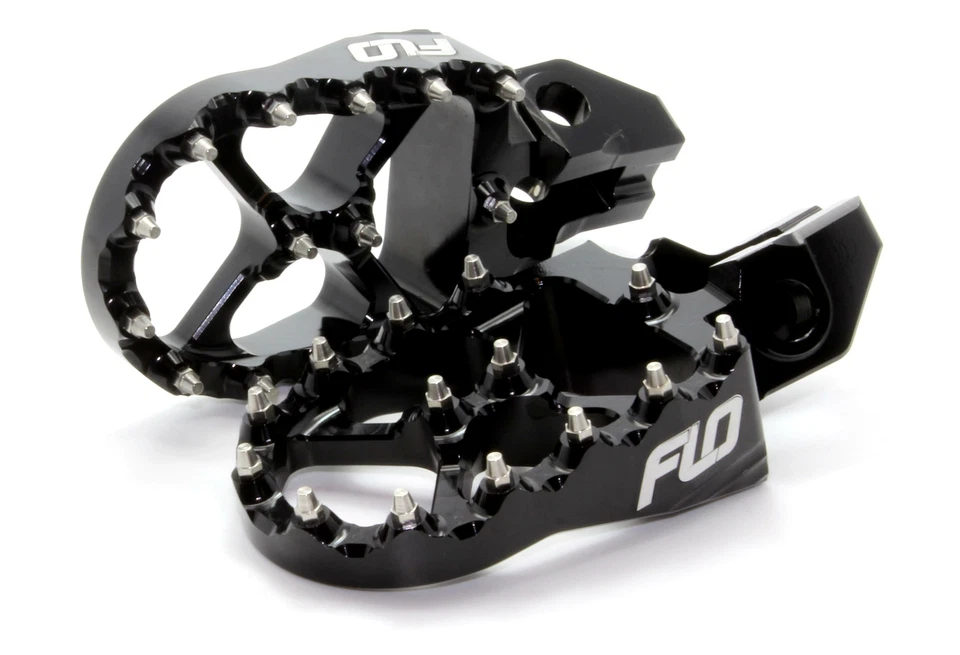 Flo Motorsports - FPEG-792BLK - Pro Series Footpegs, Black