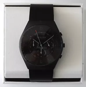 SKAGEN SKW6843 Chronograph Grenen Uhr Herren Quarz Datum Black NEU mit BOX OVP - Bild 1 von 8