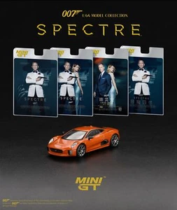 (In Stock) Mini GT #903 1/64 Jaguar C-X75 007 Bond "Spectre" Blister Inglese - Foto 1 di 4