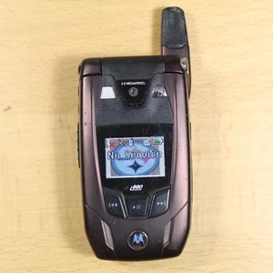 Motorola i880 Nextel Maroon Cell Phone iDen Direct Talk Good #181 - Photo 1 sur 3