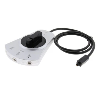 3 Port Digital Optical Audio Switch  Selector for Fiber Optic Cables HDTV - Image 1 of 4