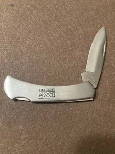 PAG Seeds Ad. Pocket Knife Jet-Aer 3" Stainless Steel Blade G-96 6001 Japan - Picture 1 of 3