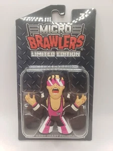 Bret Hart Foundation Micro Brawlers Limited Edition Pro Wrestling Tees New 2022 - Picture 1 of 13