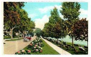 National Soldier's Home Virginia Waterfront People c.1925 Vintage Postcard - Picture 1 of 3