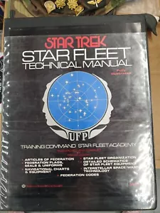 Star Trek - Star Fleet Technical Manual; 1st Edition, 1975 -Excellent Condition! - Picture 1 of 4