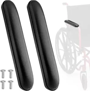2PCS Heavy Duty Full Length Padded Armrest Fit for Invacare Wheelchairs - Picture 1 of 11