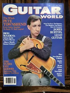 Guitar World Magazine ORIGINAL Vintage Nov 1983 Pete Townshend Collector Quality - Picture 1 of 8