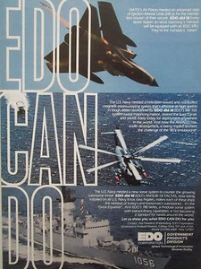 6/1981 PUB EDO AN/ALQ-166 AN/SQR-18 TACTAS US NAVY KNOX FRIGATE ERU TORNADO AD - Picture 1 of 1