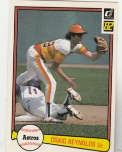 FREE SHIPPING-MINT-Craig Reynolds 1982 Donruss #344 ASTROS - Picture 1 of 1