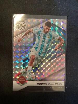 2021-22 Mosaic Road To World Cup Rodrigo De Paul SILVER MOSAIC #15.        EN18 - Image 1 of 2
