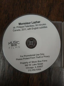 Monsieur Lazhar (DVD 2011) Dir. Philippe Falardeau SELTENE AUSSTELLUNGSKOPIE 🙂 🙂 - Bild 1 von 2