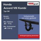 Produktbild - abnehmbar AHK Westfalia für Honda Accord VIII Kombi CW BJ 07.08- NEU Eintragungs