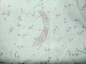 ZAK + FOX LINEN MODERN HANAMI Fabric MSRP $225Y MODERN JAPANESE CHERRY TREE - Imagen 1 de 1