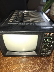 Vintage KTV 5 Inch B/W Television/Radio KT526 Untested AS IS - Picture 1 of 6
