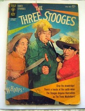 Three Stooges Comic Book September 1964 #19 Gold Key