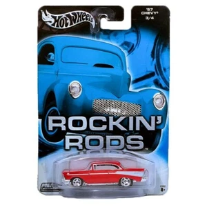 Rockin' Rods '57 Chevy Bel Air Red - Hot Wheels Real Riders Entertainment 1:64 - Bild 1 von 1