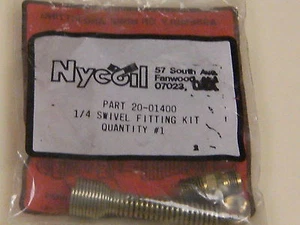 NYCOIL #20-01400 1/4” Male NPT Field-Attachable Swivel Kit for nylon hoses - Bild 1 von 2