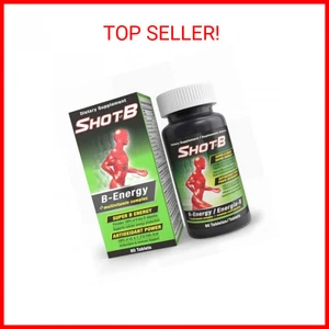 Shot B Energy Multivitamin Supplement, Tablet, 60 Count, Green - Picture 1 of 2