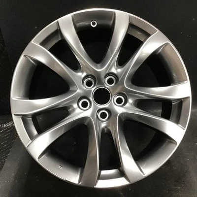 2016-2017 Mazda6 64958 B Wheel 19 x 7-1/2 10 Spoke Rim Dark Hyper Silver 9965207 - Image 1 of 4