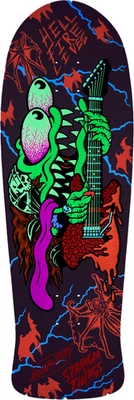 SANTA CRUZ x STRANGER THINGS SLASHER EDDIE REVEAL 10.1" SKATEBOARD DECK - Image 1 of 4