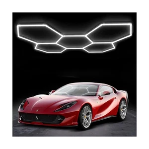 MODERN Hexagon Garage Lights&#65292;25 Pack 216W 25920LM High Brightness Hexagon - Picture 1 of 7