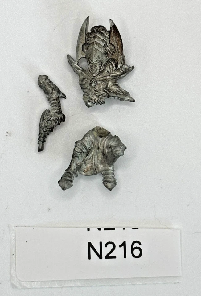 Warhammer 40k Dark Eldar Asdrubael Vect Seated OOP Vintage Rare Metal - Image 1 of 1