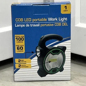 COB LED Portable Work/Flash Light W/Front & Side LEDs - New - Picture 1 of 4