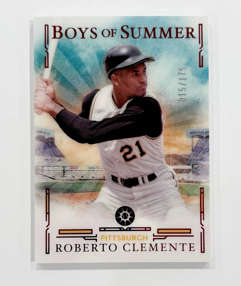 2025 Panini Boys of Summer Red /175 Roberto Clemente #48 HOF Pittsburgh Pirates - Image 1 of 1