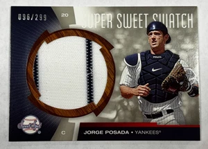 Jorge Posada /299 Super Sweet Game-Used Jersey Swatch 2006 Upper Deck Yankees - Bild 1 von 2
