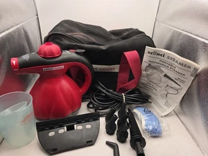 Scunci Steamer SS-1000 Portable Steam Cleaner Attachments Bag Booklet - Picture 1 of 21