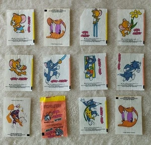 Chewing Gum Wrappers. Vintage Wrappers 12 pcs. Rare. Tom Jerry 1990 - Picture 1 of 24