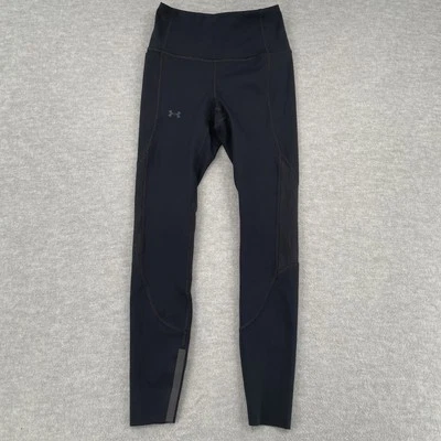 Leggings Under Armour Rush Feminina XS Extra Pequena Preta Ginástica Yoga Compressão - Imagem 1 de 4